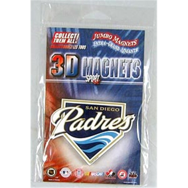 Sportfx International San Diego Padres Jumbo 3D Magnet - 2655110325