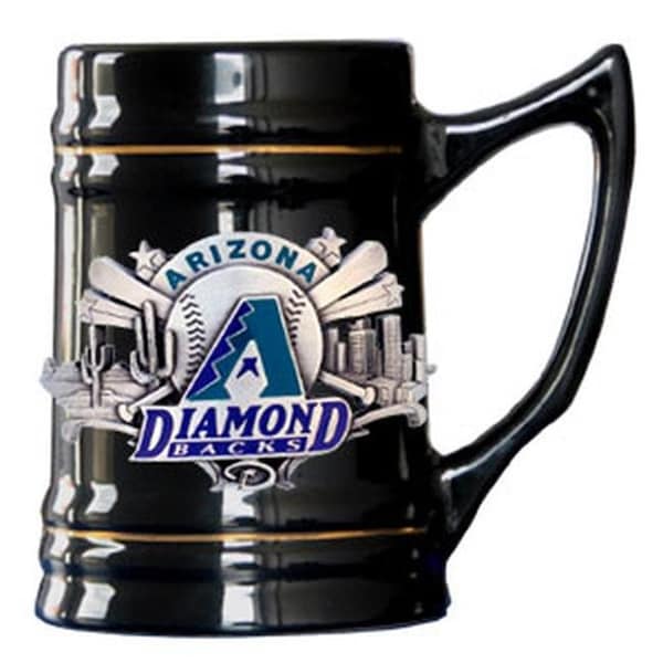 Caseys Caseys 5460385155 18 oz Arizona Diamondbacks Stein; Black - One Size - 5460385155
