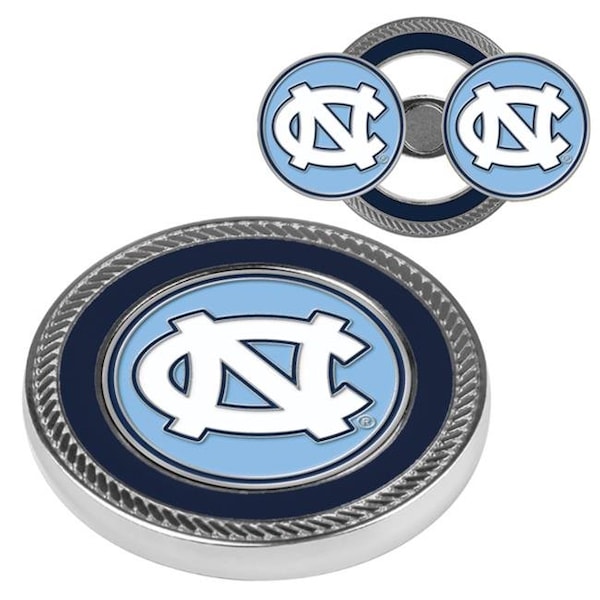 Linkswalker LinksWalker LW-CO3-NCT-CCBM North Carolina - University of-Challenge Coin & 2 Ball Markers - LW-CO3-NCT-CCBM