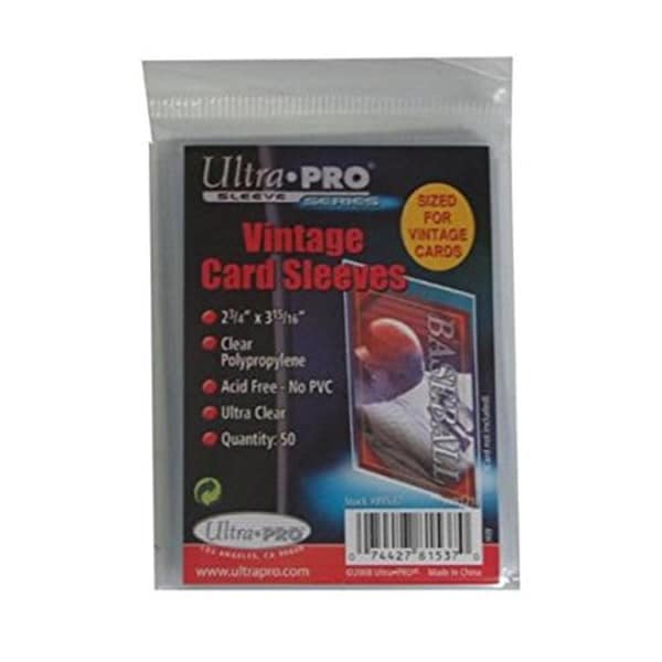 Caseys Ultra Pro Vintage Card Sleeve - 50 per pack - 7442781537