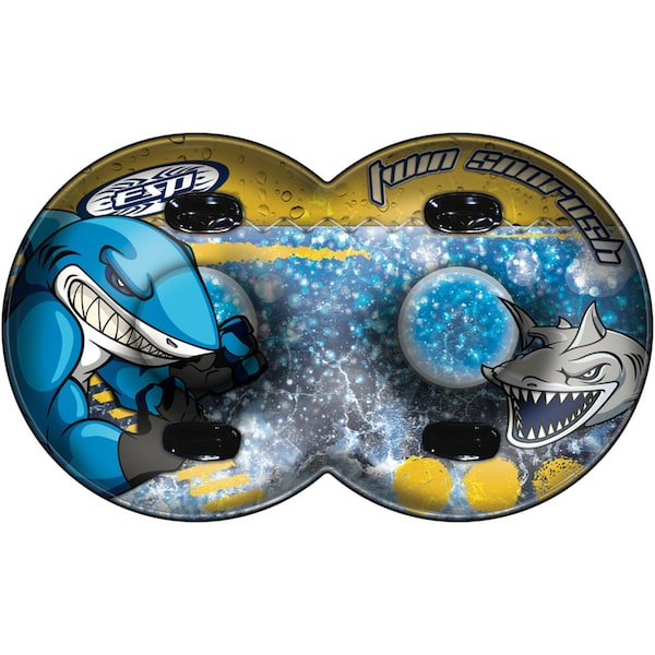 Emsco Group Emsco ESP Gemini Dual-Rider Inflatable PVC Snow Tube 61 in. - 52149