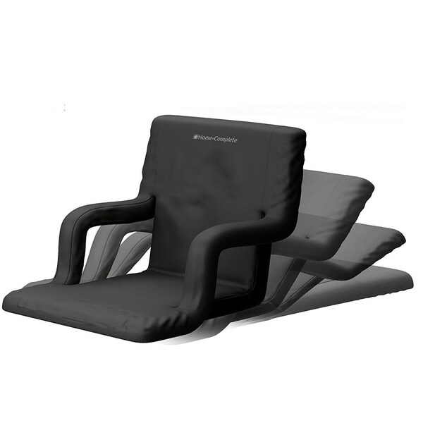 Home-Complete Wide Stadium Seats - Bleacher Cushion Set with Padded Support, Armrests by, 2PK - HC-3002-2