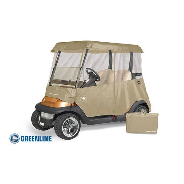 Eevelle Greenline 2 Passenger Drivable Golf Cart Enclosure - Bunker Sand - GLET02