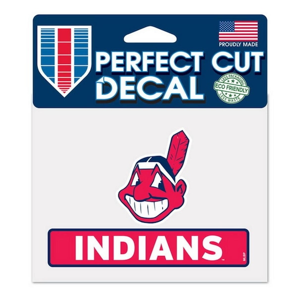 Wincraft Cleveland Indians Decal 4.5x5.75 Perfect Cut Color - 3208517850