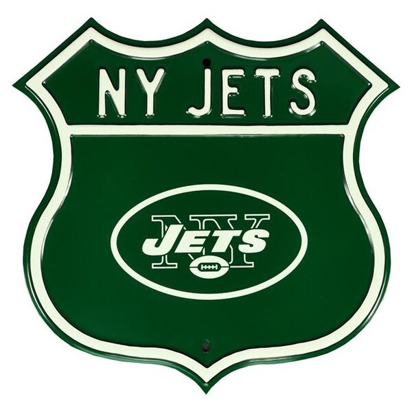 Authentic Street Signs Authentic Street Signs 33552 New York Jets Route Street Sign - 33552