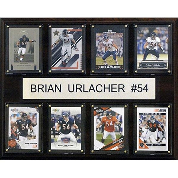 Relic NFL 12 x 15 in. Brian Urlacher Chicago Bears 8 Card Plaque - RE215701