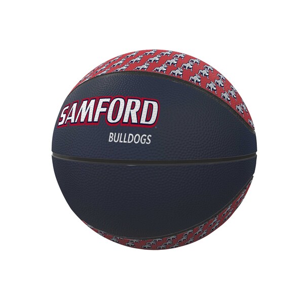 Logo Brands Samford Mini Size Rubber Basketball - 434-91MR-1