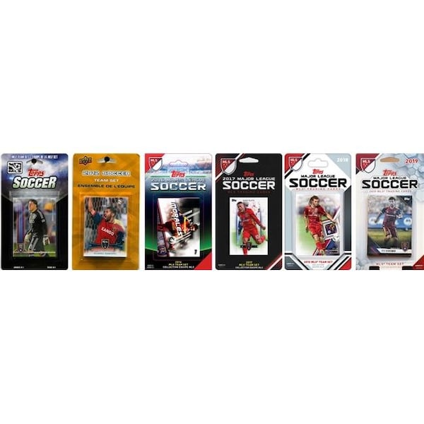 Williams & Son Saw & Supply C&I Collectables REALSL619TS MLS Real Salt Lake 6 Different Licensed Trading Card Team Set - REALSL619TS