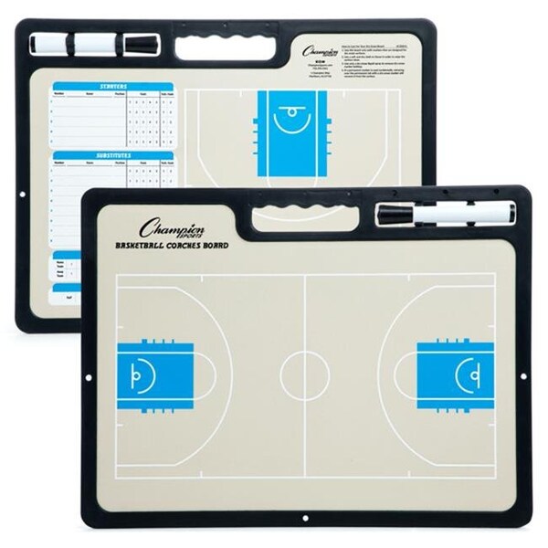 Champion Sports Champion Sports CBBKXL 16 x 12 x 1 in. Extra Large Basketball Coaches Board - CBBKXL