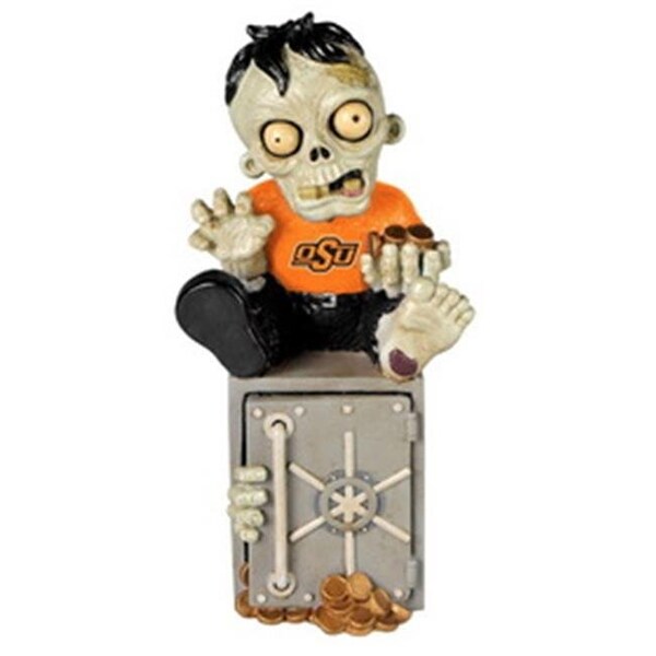 Forever Collectibles Oklahoma State Cowboys Zombie Figurine Bank - 8784951920