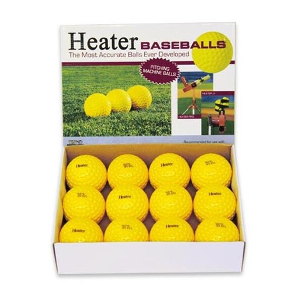 Heater Heater PMB29 Poweralley Yellow Dimpledballs; Dozen - PMB29