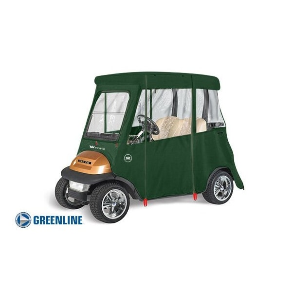 Eevelle Greenline 2 Passenger Drivable Golf Cart Enclosure - Torrey Green - GLECCG02