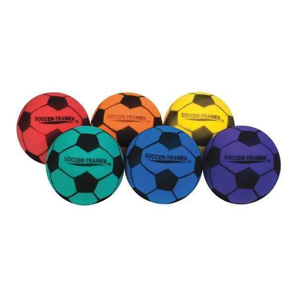 Champion Sports Ultra Foam Soccer Ball Set, 8", Colors, PK6 - FSBSET