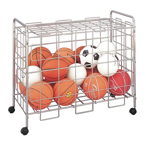 Champion Sports Portable Lockable Hinged 20 Ball, Locker - BLX