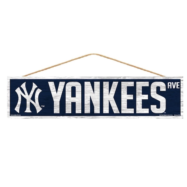 Wincraft New York Yankees Sign 4x17 Wood Avenue Design - 3208561173
