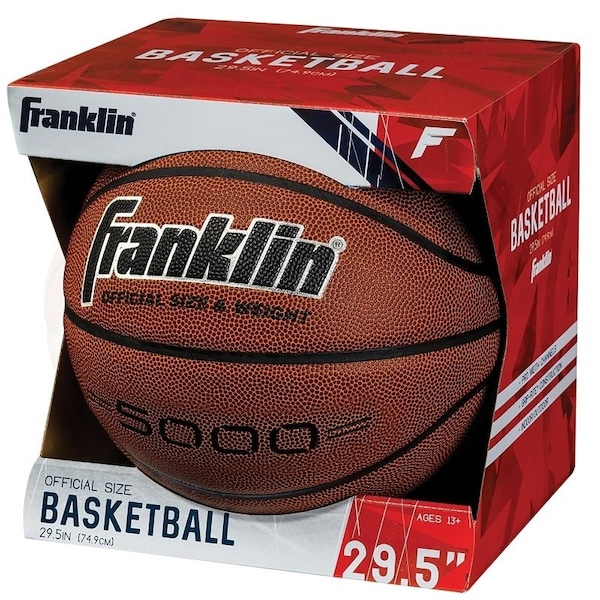 Franklin Sports Basketball, 2912 in Dia, BlackTan - 32050