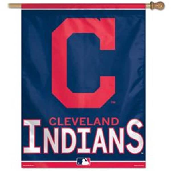 Caseys Cleveland Indians Banner 28x40 C Logo - 3208581412