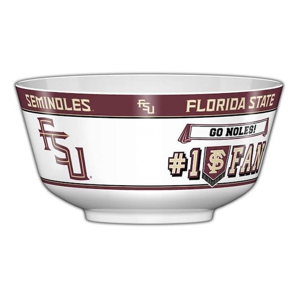 Fremont Die Consumer Products Inc Fremont Die 2324545499 Florida State Seminoles Party Bowl - All Pro - 2324545499