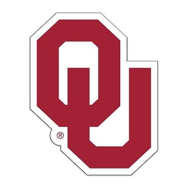 Fremont Die Consumer Products Inc Fremont Die 2324548782 Oklahoma Sooners Car Style Magnet - 12 in. - 2324548782