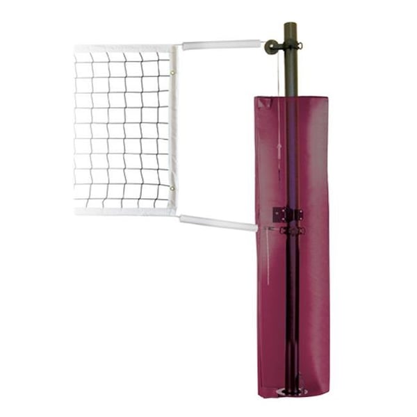 First Team First Team Stellar Complete Aluminum Recreational Aluminum Volleyball System; Scarlet - STELLAR COMPLETE-SC