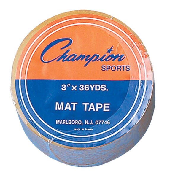 Champion Sports 3 in. x 36 Yards Mat Tape, Clear - 3X36MT