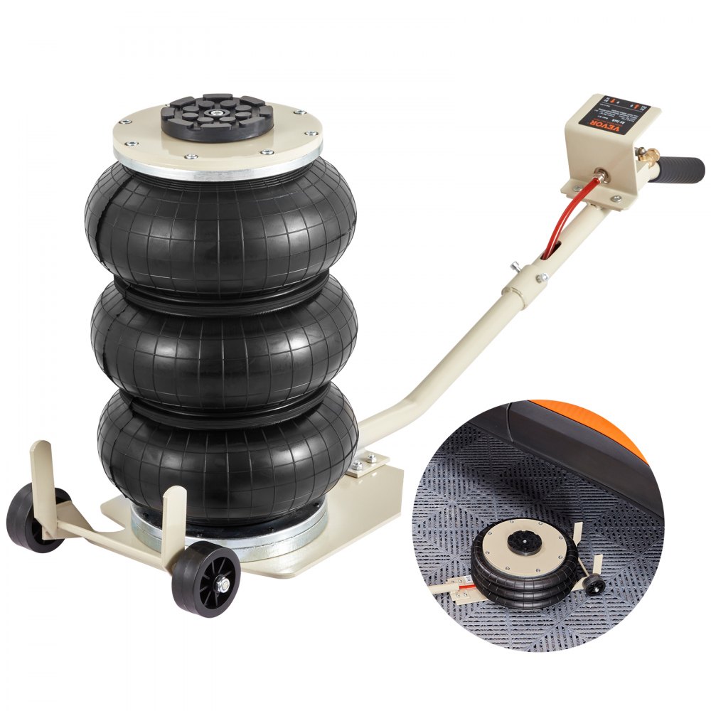 VEVOR Triple Bag Air Jack 3 Ton/6600 lbs Pneumatic Jack for Car SUV Lifting - QNQJDDBSZB3T67XL2V0