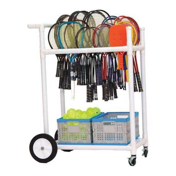 Champion Sports Heavy Duty ABS Racket/Ball, Cart - ATRCT