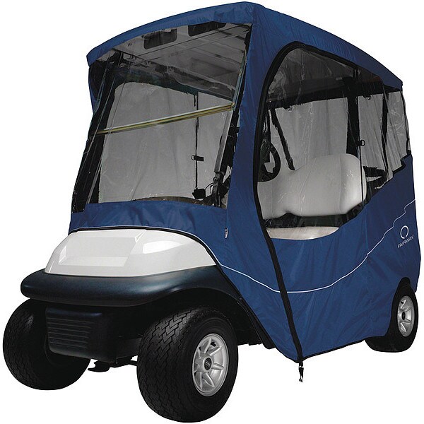 Classic Accessories Golf Cart Enclosure Roof, 2 Person, Navy, Short - 40-047-335501-00