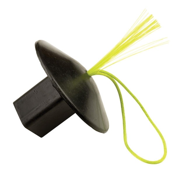 Champion Sports Rubber Base Plug, Black - WAP