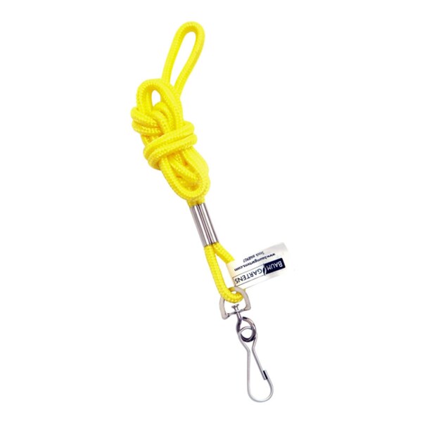 Sicurix Standard Lanyard Hook Rope Style, Yellow, PK24 - 68907