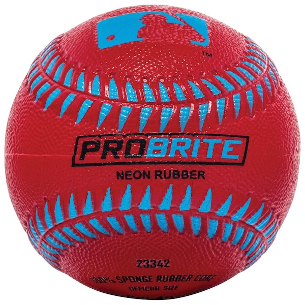 Franklin Sports Franklin Pro Brite Assorted Neon Rubber T-Ball 9 in. 1 pk - 23342S4