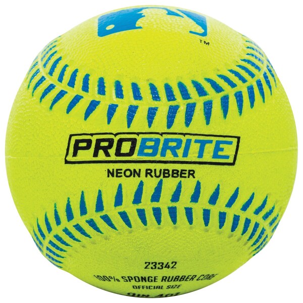 Franklin Sports Franklin Pro Brite Assorted Neon Rubber T-Ball 9 in. 1 pk - 23342S4