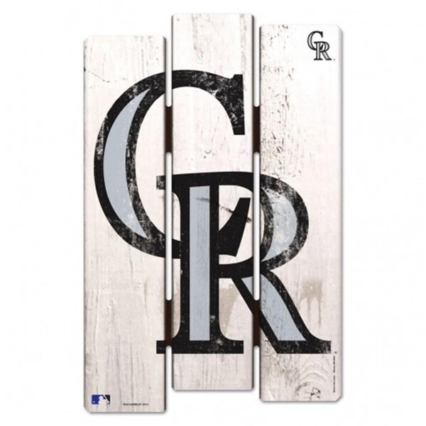 Fremont Die Consumer Products Colorado Rockies Sign 11x17 Wood Fence Style - 3208501877