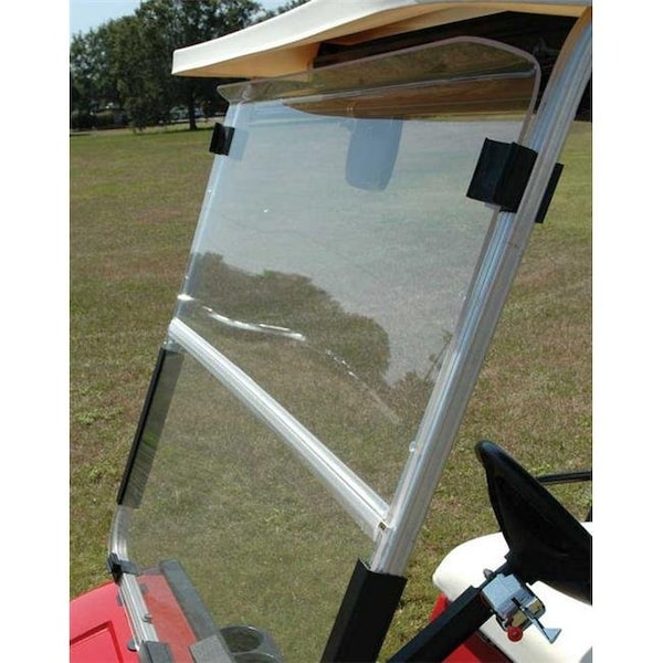 Stenten Gold Cart Accessories Stenten Golf Cart Accessories WS15966 Folding Hinged Windshield. Txt Tint Imp Mod 35334 - WS15966