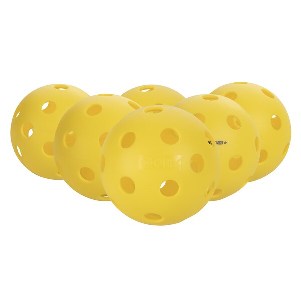 Onix Fuse Indoor Pickleball Balls, 6PK - KZ42006Y