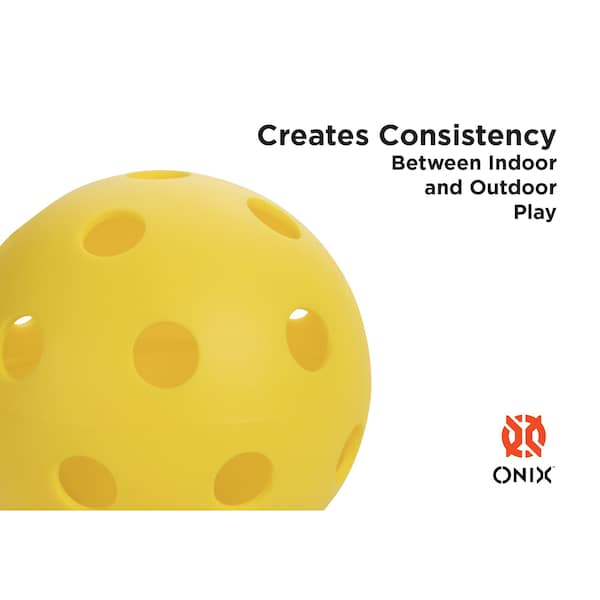 Onix Fuse Indoor Pickleball Balls, 6PK - KZ42006Y