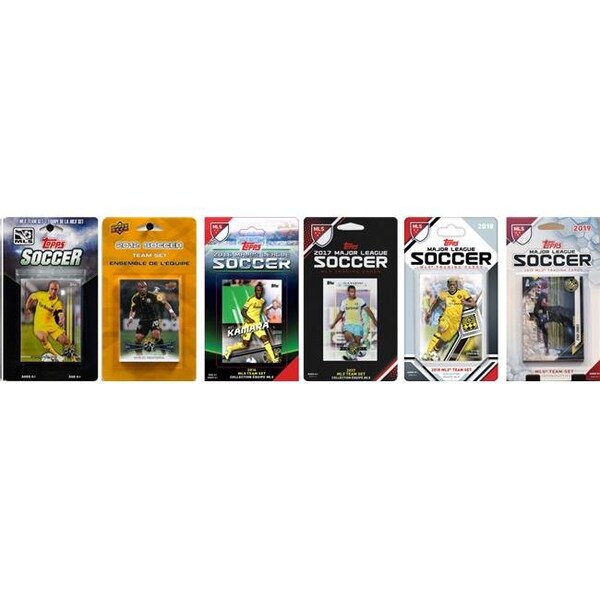 Williams & Son Saw & Supply C&I Collectables CREW619TS MLS Columbus Crew 6 Different Licensed Trading Card Team Set - CREW619TS