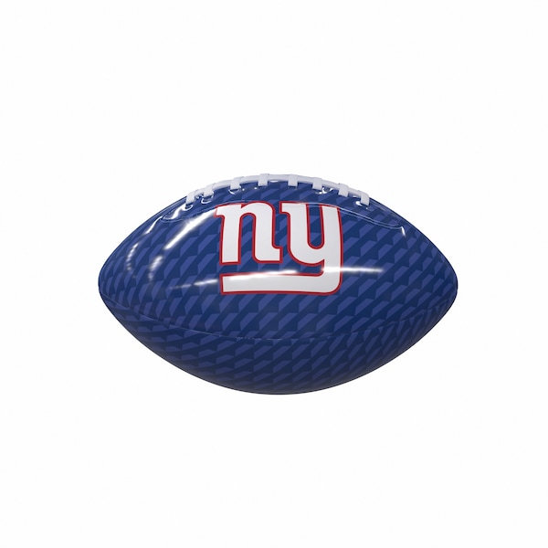 Logo Brands New York Giants Carbon Fiber Mini-Size Glossy Football - 621-93MG-1