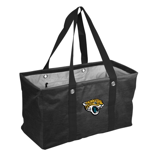 Logo Brands Jacksonville Jaguars Crosshatch Picnic Caddy - 615-765-CR1