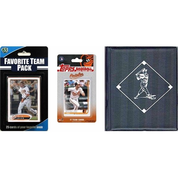 Williams & Son Saw & Supply C&I Collectables 2019ORIOLESTSC MLB Baltimore Orioles Licensed 2019 Topps Team Set & Favorite Player Trading Cards Plus Storage Album - 2019ORIOLESTSC
