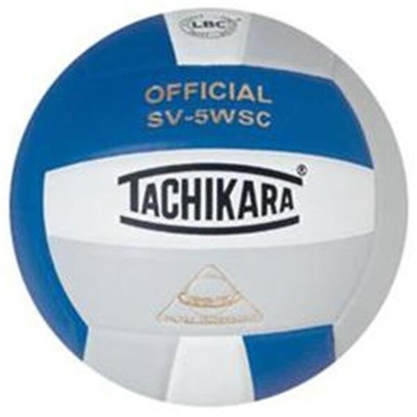 Tachikara Tachikara SV5WSC.RWSL Sensi-Tec Composite High Performance Volleyball - Royal-White-Silver Gray - SV5WSC.RWSL