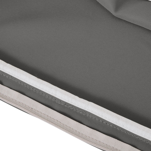 Classic Accessories Square Lounge Seat Cushion, Grey, 25"x25"x5" - 62-020-LCHARC-EC