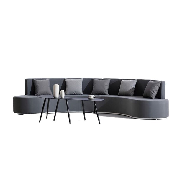 Panama Jack Outdoor Panama Jack Wave 3-Piece Sectional Set - PJO-5300-GRY-3SEC
