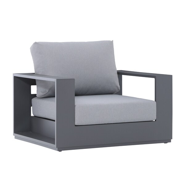 Deko Living Ficarazzi Outdoor Sofa Chair Set and Coffee Table - COP30002