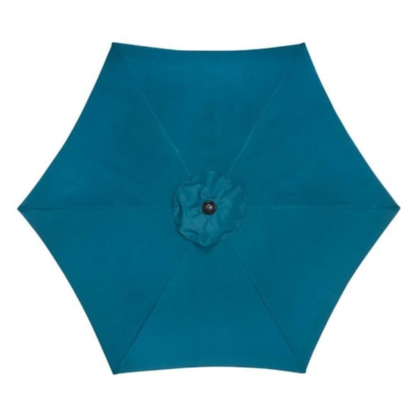 Living Accents UM90BKOBD47 9 ft. Market Umbrella Ocean Blue - 8403610