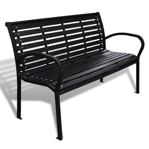 Grillgear Outdoor Patio Bench with Steel Frame - GR2479379