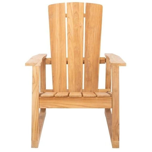 Safavieh San Juan Teak Adirondack Chair, Natural - CPT1021A