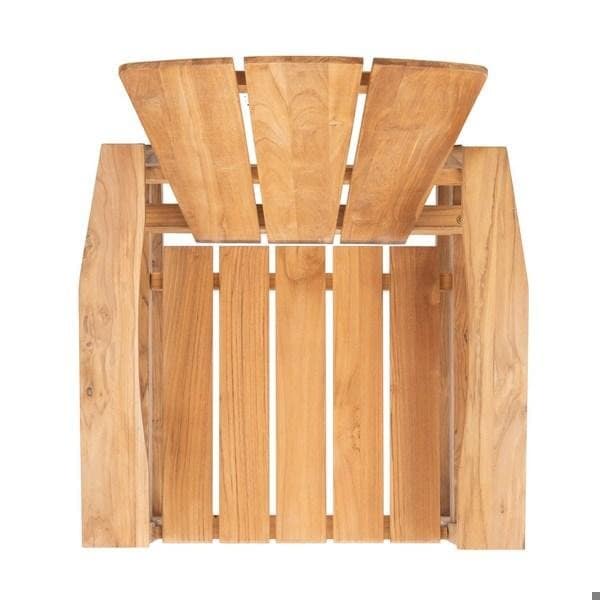 Safavieh San Juan Teak Adirondack Chair, Natural - CPT1021A