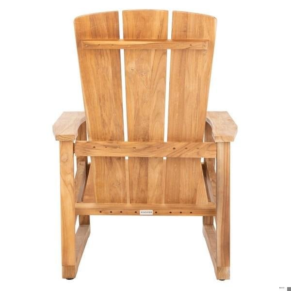 Safavieh San Juan Teak Adirondack Chair, Natural - CPT1021A