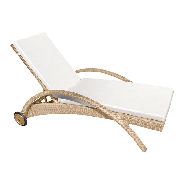 Panama Jack Outdoor Panama Jack Austin Chaise Lounge with Cushion - PJO-3801-NAT-CL-CUSH